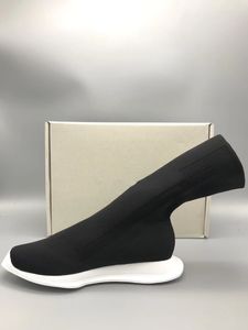 2019 Nuovi stivali primaverili nuova lista scarpe casual comode moda D w personalità materiale originale Stivali al ginocchio in tessuto elasticizzato