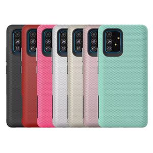 Dual Layer Telefon Skyddsväska Fodral för Samsung Galaxy S20 Ultra S10 Lite Note 10 20 Plus A51 A71 A21 A11 A01 ShockoProof Cover