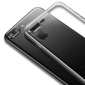 Temizle Silikon Yumuşak TPU Kılıfları iPhone 7 için 7 Artı 8Plus X XSMAX XR 12 Mini 12Pro Max Şeffaf Telefon Kılıfı