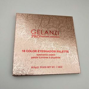 Neueste GELANZI Pro Cosmetics 16 Farben Matte Shimmer Lidschatten-Palette neu im Karton Drop Shipping Augen Make-up
