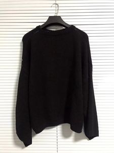 Fashion-2018 Ny Oversized Tröja Hoodies Män Kvinnor Unisexuell Pocket Stick Skjorta Mode Black Långärmad Gratis Frakt 888