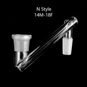 Smoking Accessories 10 Kind Styles Drop Down Adapter 14mm 18mm Male Female Joints Suitfor Oil Rigs Glass Bongs