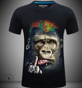 T Shirt Mulheres 2018 Verão Tops impressão animal dos desenhos animados planta mágica 3D camisetas Dropship S-2xl