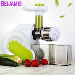 Beijamei hushålls multifunktionell fruktgrönsaksjuicer Extractor anti-oxidation och låghastighetsaft knådningsmaskin grossist