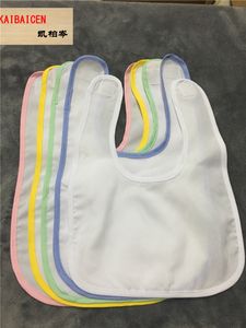 Fashion DIY OEM Sublimation Blank Baby Bib Handkerchi For Heat Transfer Press Machine The Scarf/Saliva Towels