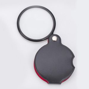 NEU 8X Black Mini Pocket Schmuck Lupe Vergrößerungsglas -Loupe Reise Camping Tragbarer Lupe