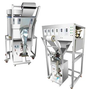 400W Quantitative Packing Machine Granule Powder Filling Machine Multigrain Flower Tea Seasoning Powder Multi-head Packing Machine