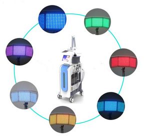 Multifunktion 7 i 1 PDT LED -fotonterapi Hydro Dermabrasion Diamond Microdermabrasion Machine Oxygen Spray Bio Microcurrent Skin Scrubber