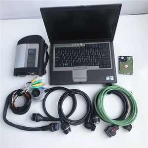 MB Star Diagnostic Tool C4 Multiplexer Compact HDD 320 GB med dator D630 RAM 4G Full Set Scanner Super Ready to Work