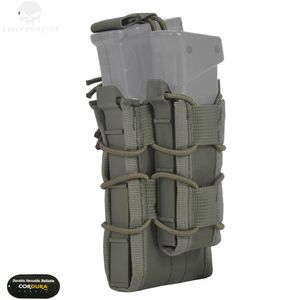 Emersear Dual Decker Mag Pouch Airsoft Mag Torbaları Emerson Bag Kamuflaj Molle Mag Tutucu Coyote Kahverengi Siyah