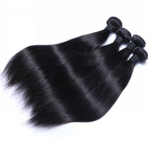 Brazylijskie Peruwiańskie Włosy 12-30-calowe Wave Virgin Human Hair Exetenions 10 Sztuk Whosale Cena Mieszana Długość Włosy Splot