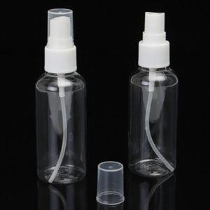 Prezzo di fabbrica di plastica PET Clear fine della foschia spruzzo bottiglie 60ml cosmetica vuota Spray bottiglia per In Hand Sanitizer dell'alcool Stock