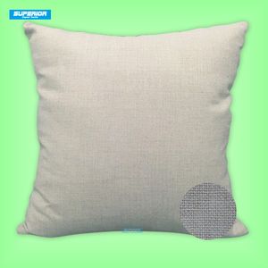 30 adet 16x16 inç Polyester Pamuk Karışımlı Yapay Keten Yastık Kapak Boş Ham Beyaz Çuval Minder Kapak Dijital Baskı Için Mükemmel