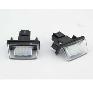 2pcs Auto Nummernschild LED Lampe Weiße Farbe LED LEG -LICHT -Accessoires