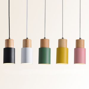 Nordic macaron bedside led chandelier living room kitchen home simple creative light luxury style pendant lamp