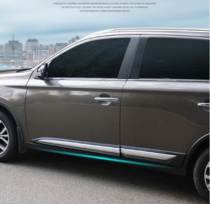 Högkvalitativ PP med ABS Chrome 4PCs bil dörrkropp dekoration skydd trim för Mitsubishi Outlander 2016-2019