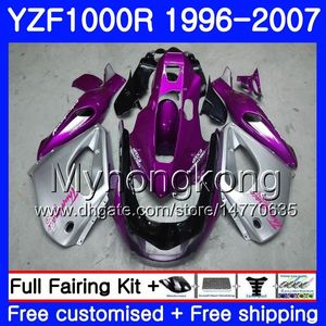 Yamaha Yzf Verkleidungskit Lila großhandel-Körper Lila silbrig für YAMAHA Thunderace YZF1000R HM YZF R YZF R Verkleidungssatz