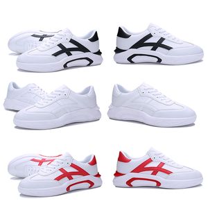 Moda Klasyczne dla kobiet Mężczyźni Plat Shoes Potrójny Biały Czarny Czerwony Mesh Oddychający Wygodny Trener Sport Designer Sneakers 39-44