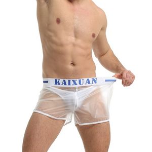 Mens Transparente Swimwear Homens Beachwear Swim Shorts Natação Trunks Briefs desgaste de praia Fatos de banho Fatos de banho à prova d'água