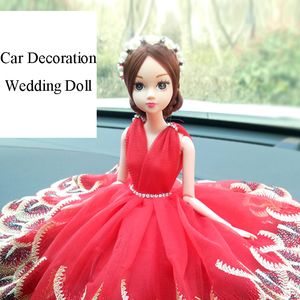 Decoração criativa de carros Flower Doll Display Handmishing Toys Fake Flower Wreath