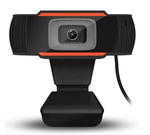 Webcam HD 480p 720P 1080P Fotocamera USB Girevole Registrazione video Web con microfono Per PC Computer + squisita confezione al dettaglio