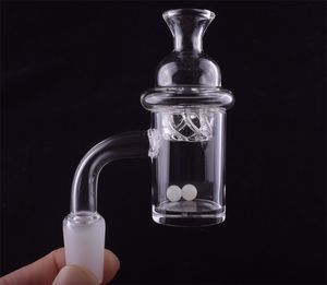 25mm XL Quartz Banger Nail Domeless Nails z Spinning Carb Cap i Terp Pearl Male Female Dab Rig