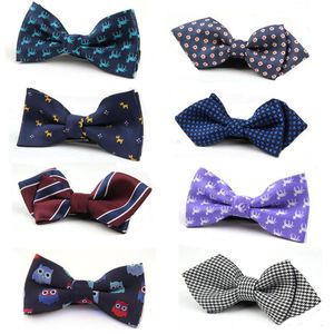 66 cores estilo Britânico bebê tarja treliça gravata crianças xadrez Dot gravata moda infantil bonito gravata Hot Kids ajustável Bow Tie C5936
