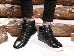 남성용 면화 남성 캐주얼 플러스 벨벳 두꺼운 방수 따뜻한 신발 (신발 액세서리)