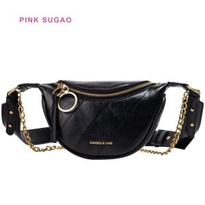 Pink sugao designer crossbody bag women purse luxury shoulder bag handbag tote bags pockets new fashion waist bags small lovely casual bag