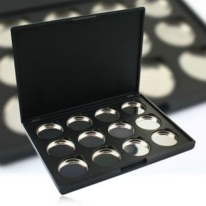 Wholesale empty magnetic eyeshadow palette resale online - Factory Sell Holes Eyeshadow Empty Palette Magnetic Makeup Palettes Pans Eyeshadow Empty Box Cosmetics Makeup Packaging Case