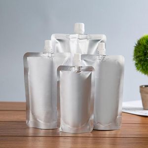 DOYPACK 150ml 250ml 350ml 500ml Aluminiumfolie Sticka upp Tute Vätska Bag Pack Dryck, Squeeze, Drick Spout Pouch