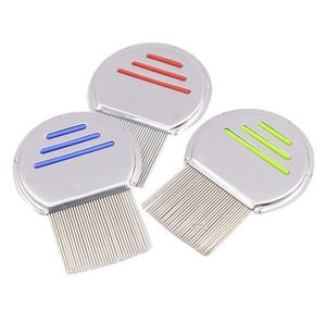 1pc Stainless Steel child Hair brush remove lice comb Head Lice high density teeth nit free comb Hair louse Terminator