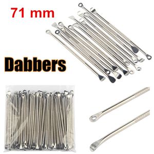 MOQ 50Pcs Dabbers wax atomizer shovel tools stainless steel dabber tool dry herb dab