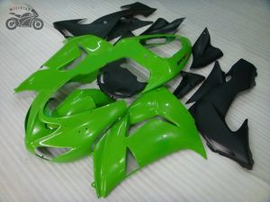 Aftermarket-Verkleidungsteile für KAWASAKI Ninja ZX10R 2006 2007 grün schwarz Motorrad chinesisches Verkleidungsset ZX 10R 06 07 ZX-RR ZX-10R