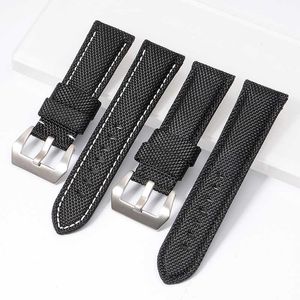 22mm mm mm High Quality Nylon Fabric Blue Black Canvas Watchbands For Pamerai Watch Strap Band Men s Wrist Watch Bracelet