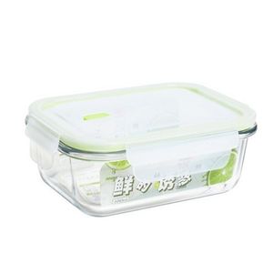 410ml style Lunch Box Glass Microwave Bento Boxes Foods Storage school food containers with compartments for kids