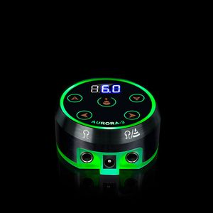 Professional Mini LCD Tattoo Power Supply with Adapter without Pedal Machine for Coil & Rotary Machines