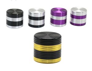 40 mm New Metal Smoke Grinder with Threaded Aluminum Alloy Four-Layer Smoke Grinder