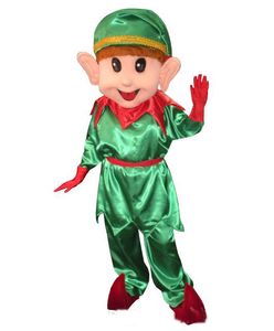 Vuxen Lovely Christmas Elf Mascot Kostym Party Kostymer för Halloween Party Event