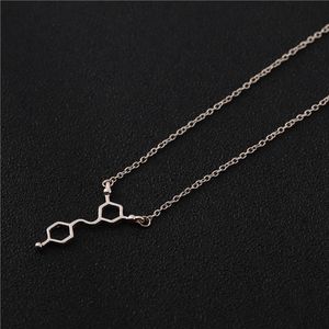 Resveratrol Red Wine Molecule Necklace Hormone Chemical Structure Dopamine Molecular Chemistry Geometric Necklaces