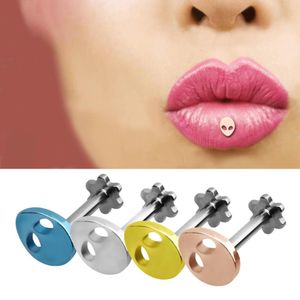 Il più nuovo anello per la lingua del labbro in acciaio inossidabile Anelli per gli orecchini Orecchini per piercing al corpo Labbro
