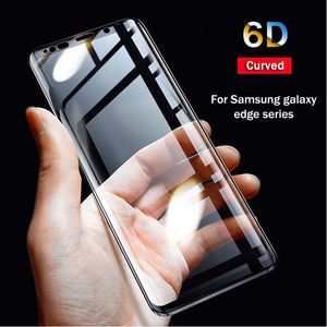 6D Kavisli Temperli Yumuşak Film Ekran Koruyucu için Samsung Galaxy S9 s9 Samsung A8 A9S üzerinde S10 Kenar Artı TPU Koruyucu Cam