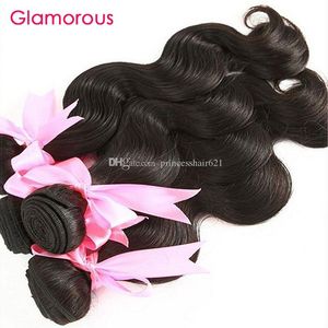 Glamorous Cheap Brazilian Hair Weave Bundles For Sale Indian Peruvian Malaysian Hair 10Bundles Original Human Hair Weaves For Black Women