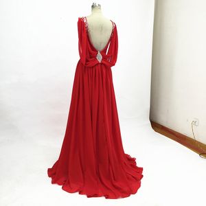 Büyüleyici Sarı Şifon Nedime Elbiseleri 2020 Sırsız Kristal Boncuk Düğün Elbise Onur Hizmetçisi Resmi Gowns V Neck Pro273k