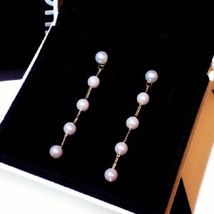 Modische Luxus-Designer-Ohrringe mit schönen schönen Perlen, langen Anhängern, Tropfen-Ohrhängern, Kronleuchter-Ohrringen für Frauen und Mädchen