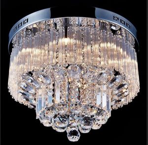 Moderne K9 Kristall Regentropfen Kronleuchter Beleuchtung Unterputz LED Deckenleuchte Hängelampe für Esszimmer Schlafzimmer mit 9 G9 Glühbirne MYY