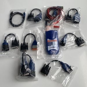 Diesel Truck Diagnostic Tool Professional USB 125032 Link With All Adapters Installers Heavy Duty scanner cables full set