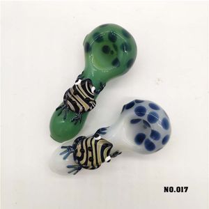 Popular Smoking Glass pipes Oil Burner Hand pipes Paws Frog Cute Water Pipe nn