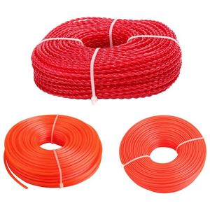 Grass Trimmer Line Strimmer Brushcutter Trimmer Nylon Rope Cord Line Long Round/Square/Twist Roll Grass Rope DIY 4