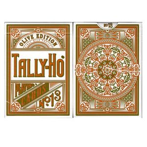 Tally Ho Olive Edition Speelkaarten Poker Size Deck USPCC Limited Edition Magic Card Games Magic Trucs Props for Goochian